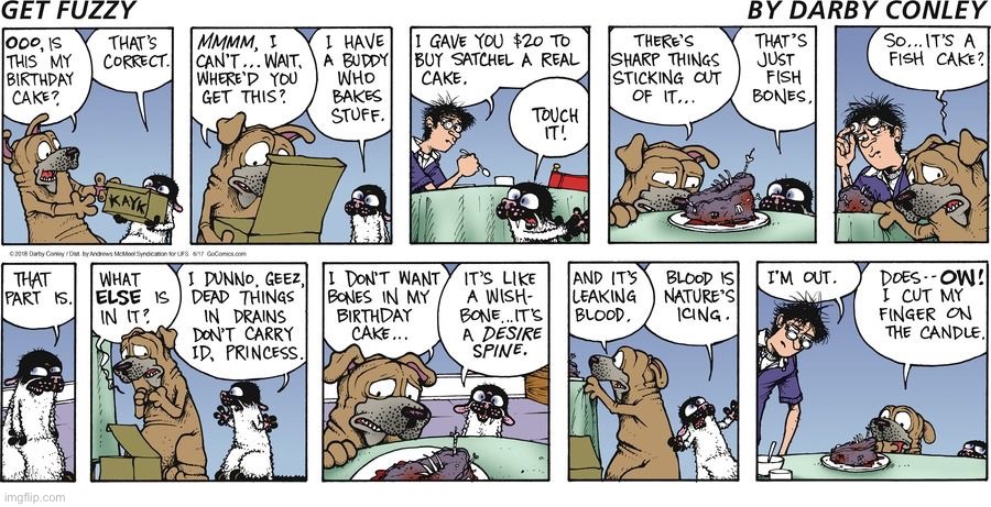 Get Fuzzy | image tagged in comics | made w/ Imgflip meme maker