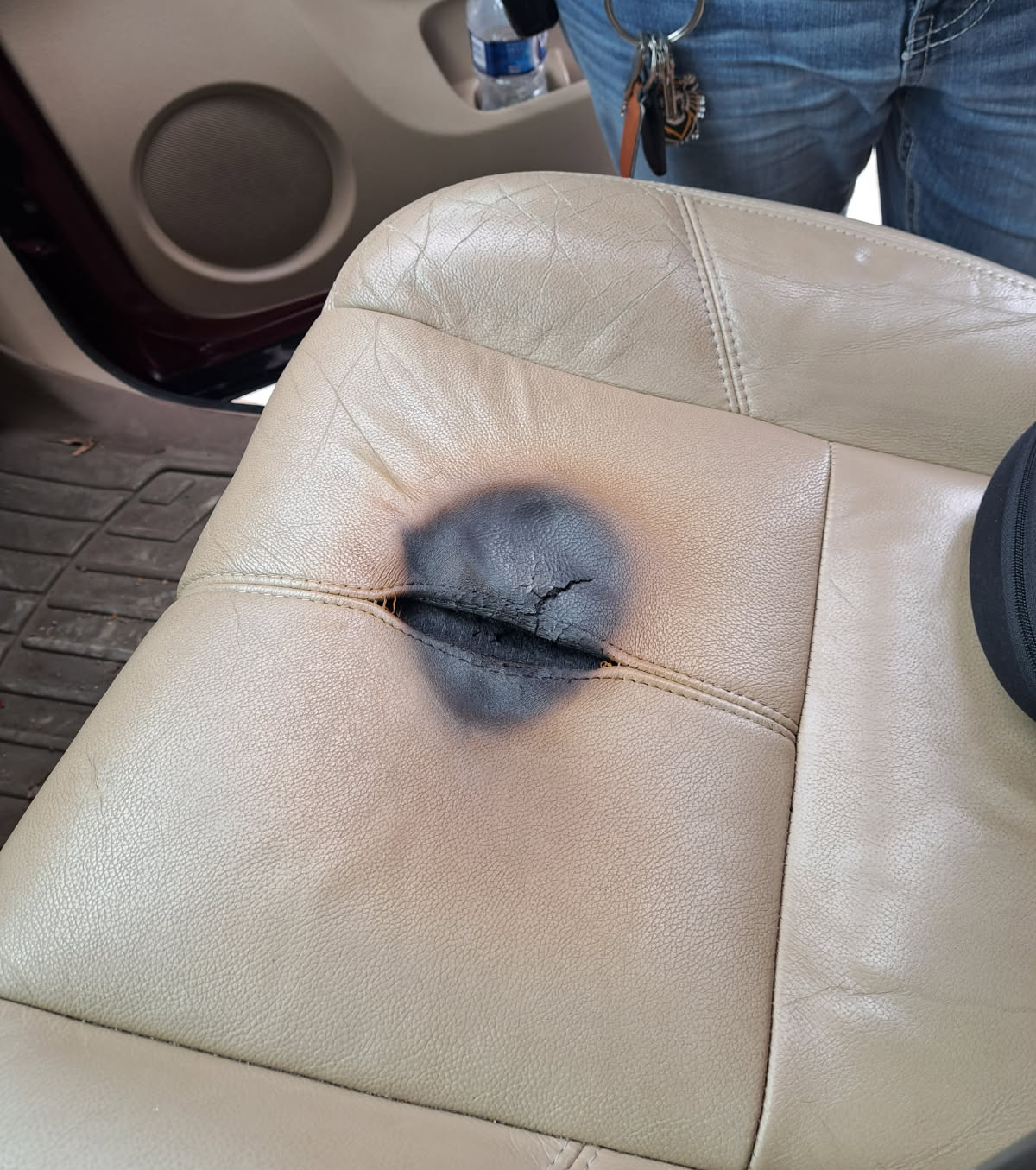 Burning seat Blank Meme Template