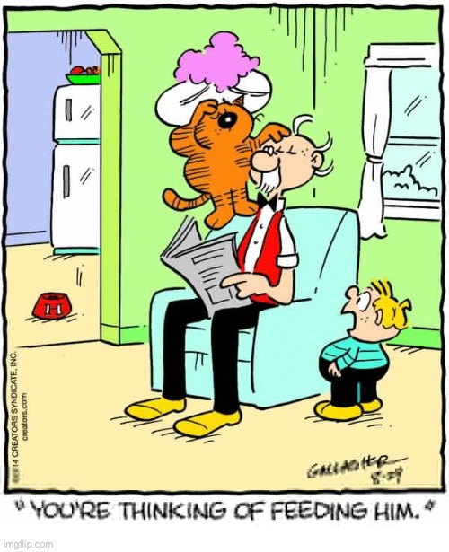 Heathcliff | image tagged in comics | made w/ Imgflip meme maker