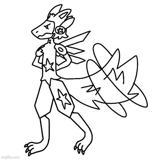 So yeah this was my Fursona back when I was a furry, her name was wafflez | made w/ Imgflip meme maker