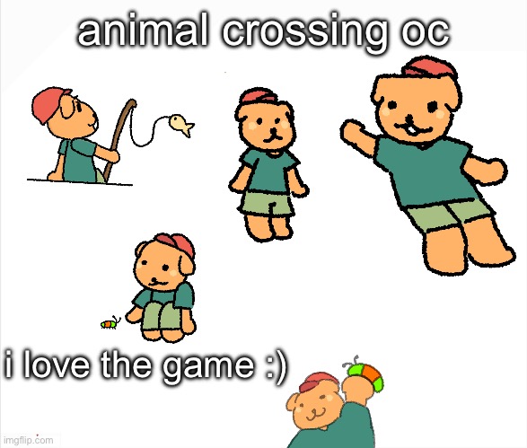 animal crossing oc; i love the game :) | made w/ Imgflip meme maker