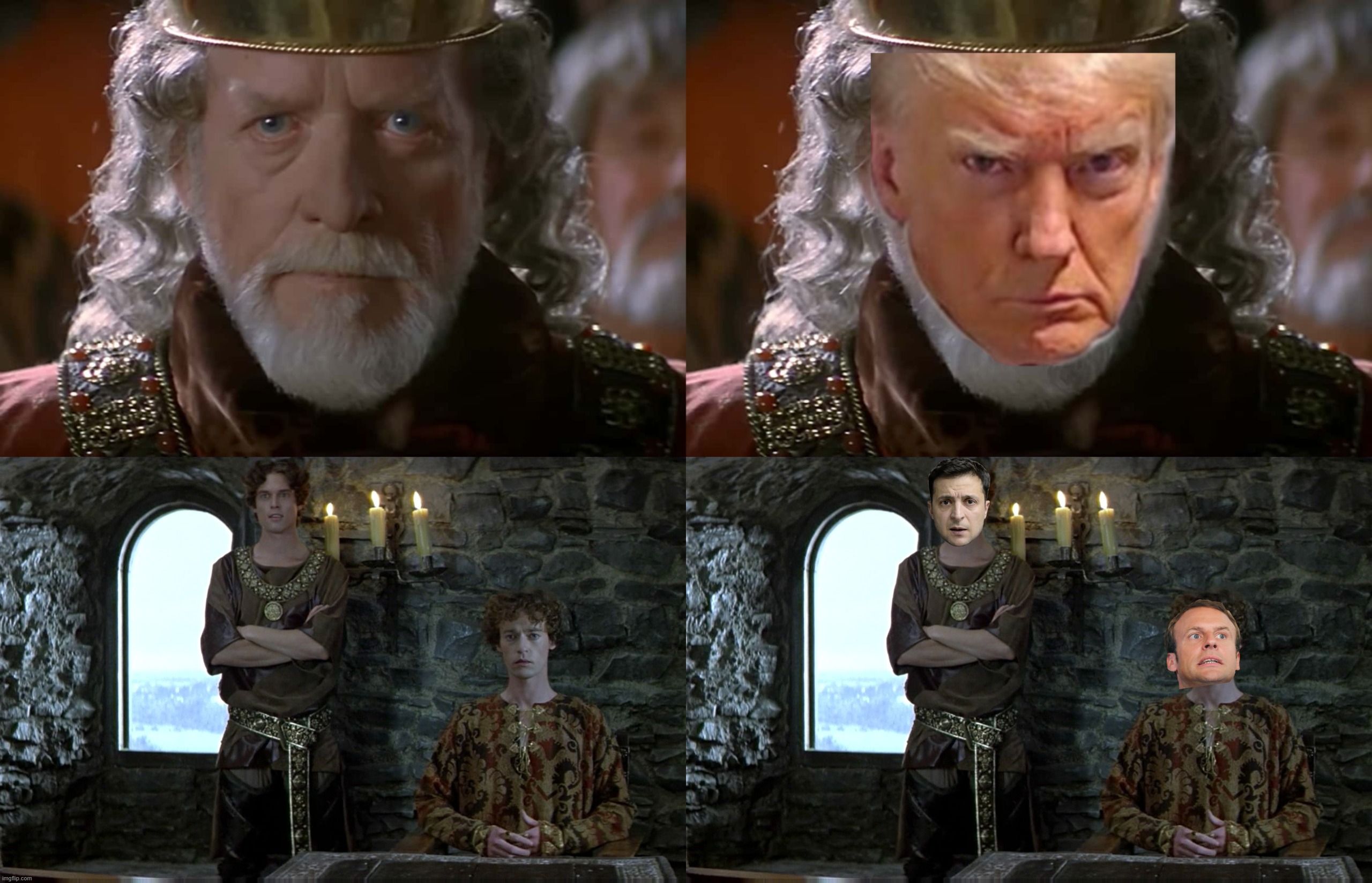 I retort, you deride . . . North Atlantic Terrorist Organization | image tagged in ukraine,france,israel,braveheart,donald trump,nato | made w/ Imgflip meme maker