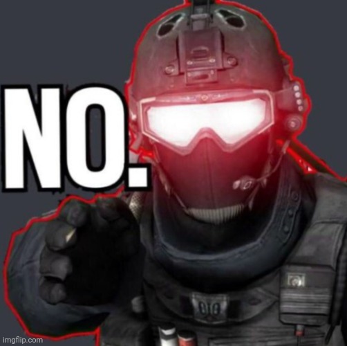 NO (therussianbadger) | made w/ Imgflip meme maker