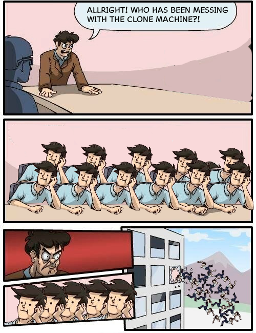 Boardroom multiple people Blank Meme Template
