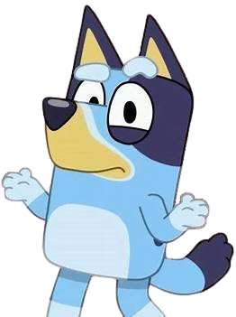 bluey disagree Blank Meme Template