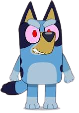 bluey evil Meme Template