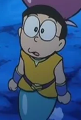 High Quality nobita merman Blank Meme Template