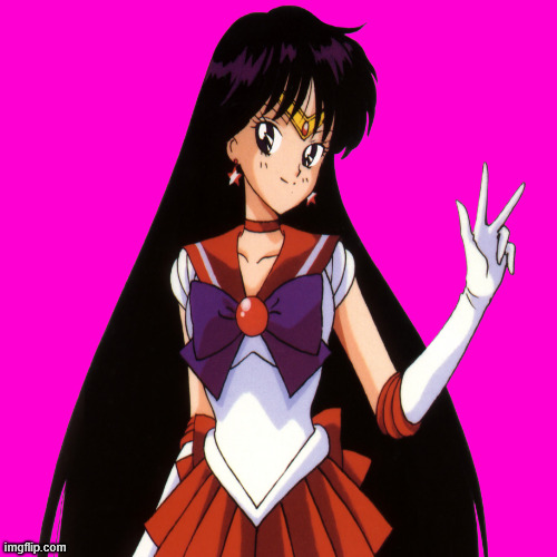 sailor mars icon | image tagged in sailor moon,anime,icons,anime meme,memes | made w/ Imgflip meme maker