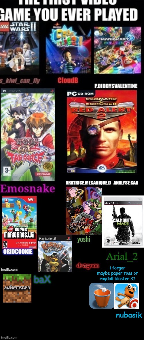 peak 2 games | i forgor
maybe paper toss or ragdoll blaster 3? nubasik | made w/ Imgflip meme maker