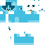 High Quality minecraft bluey skin template Blank Meme Template