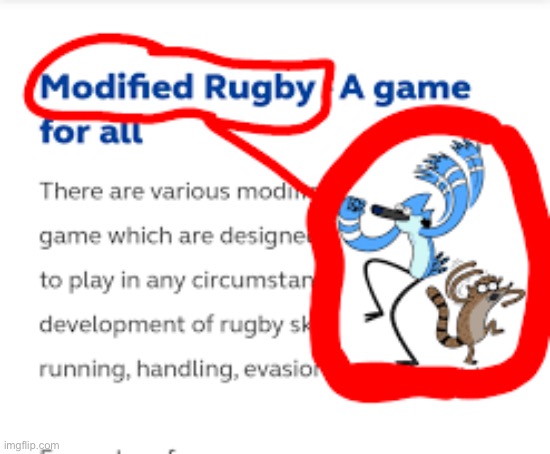 Modified Rugby?!?!?! | made w/ Imgflip meme maker