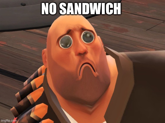 sad | NO SANDWICH | image tagged in sad | made w/ Imgflip meme maker