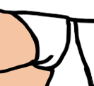 Princess Melody (Casual)'s White Underwear Blank Meme Template