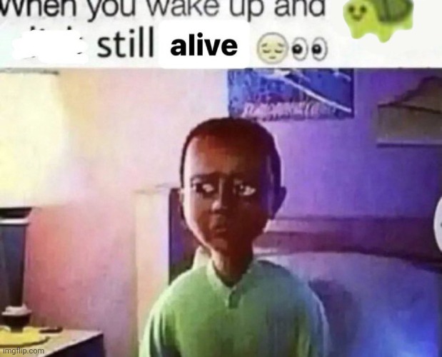 when you wake up and still alive | image tagged in when you wake up and still alive | made w/ Imgflip meme maker