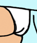 Thumbelina's White Underwear Meme Template
