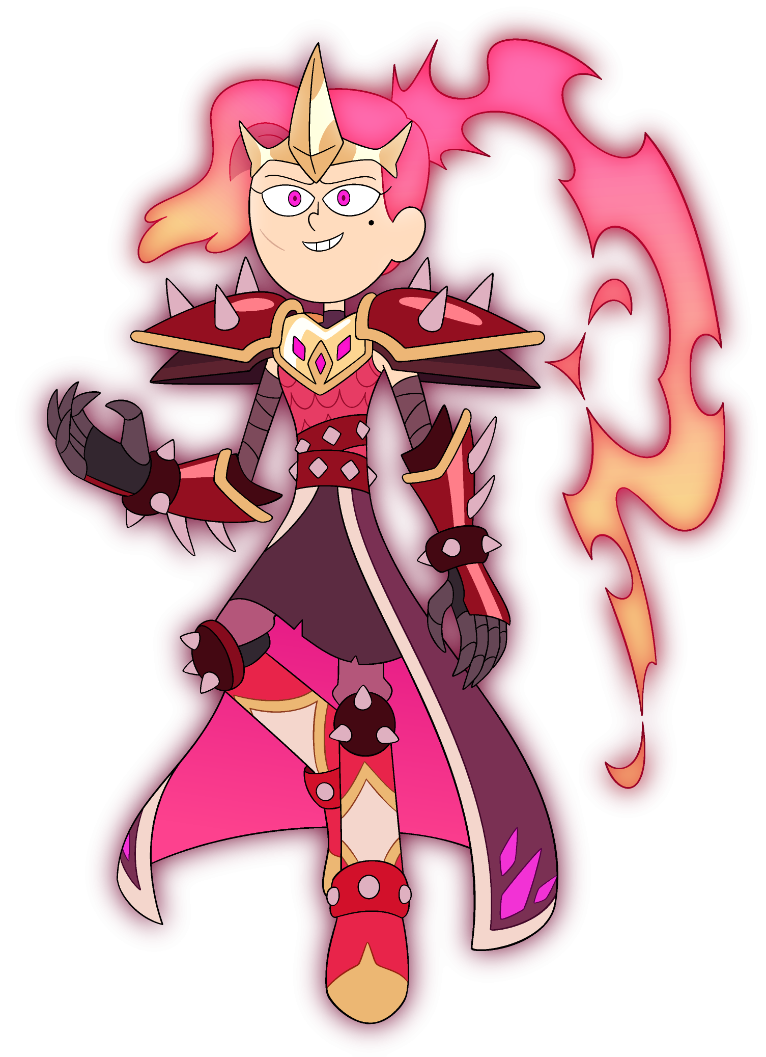 Calamity Power Sasha Waybright Blank Meme Template