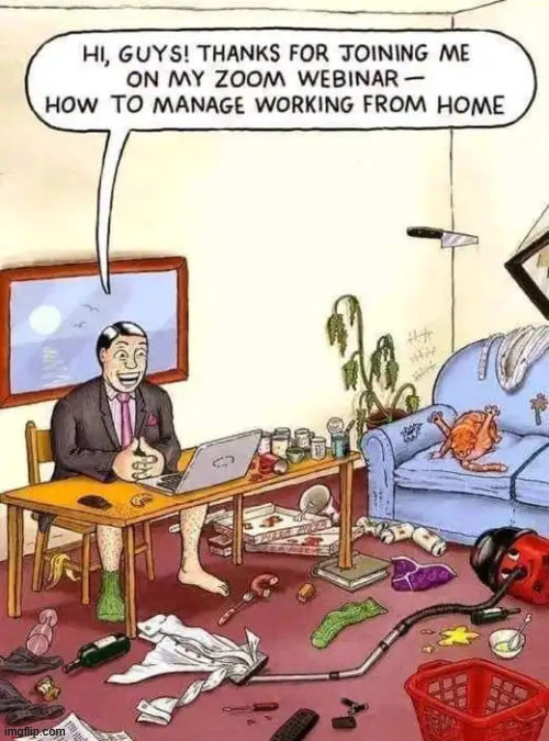 Working from home | image tagged in repost,working from home | made w/ Imgflip meme maker