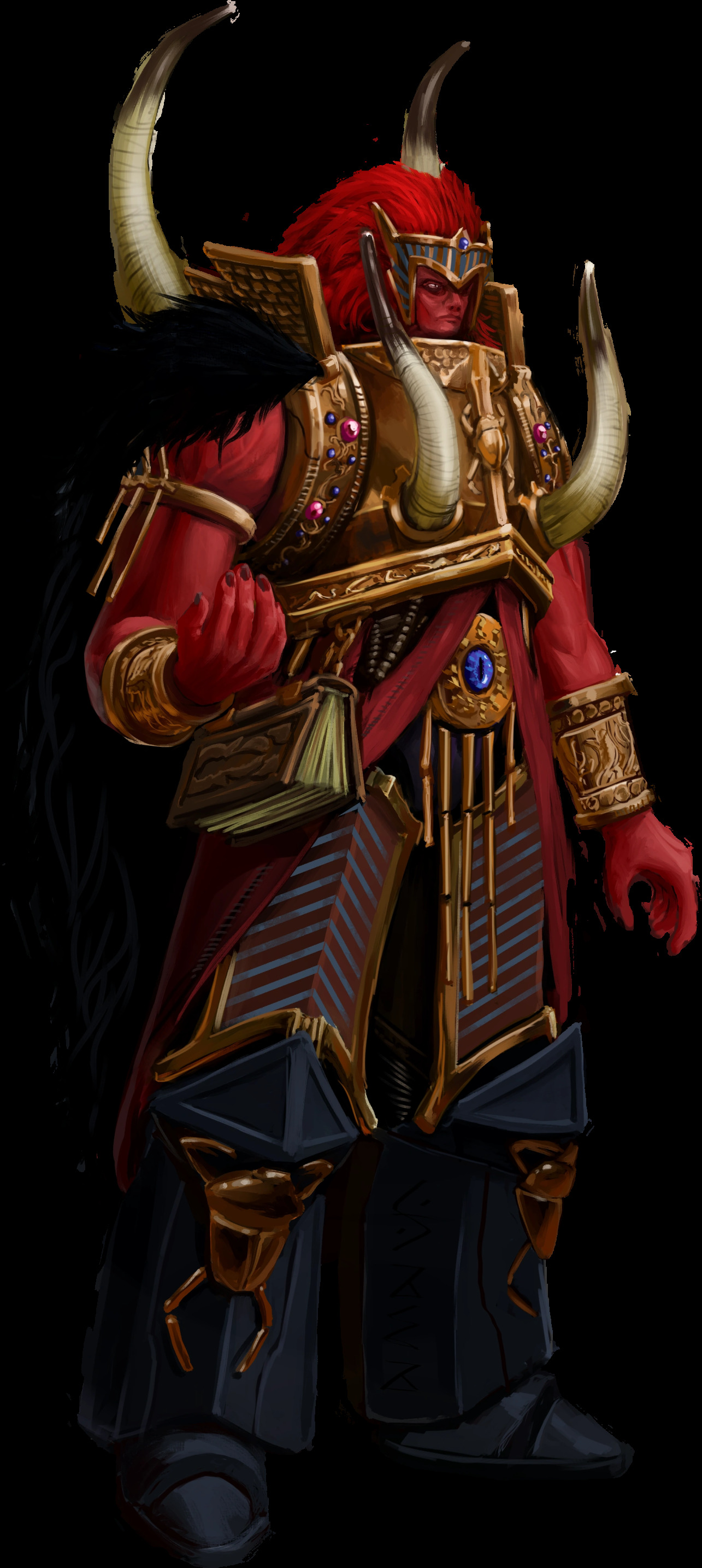 Magnus the red Blank Meme Template