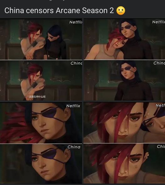 china censors arcane Blank Meme Template