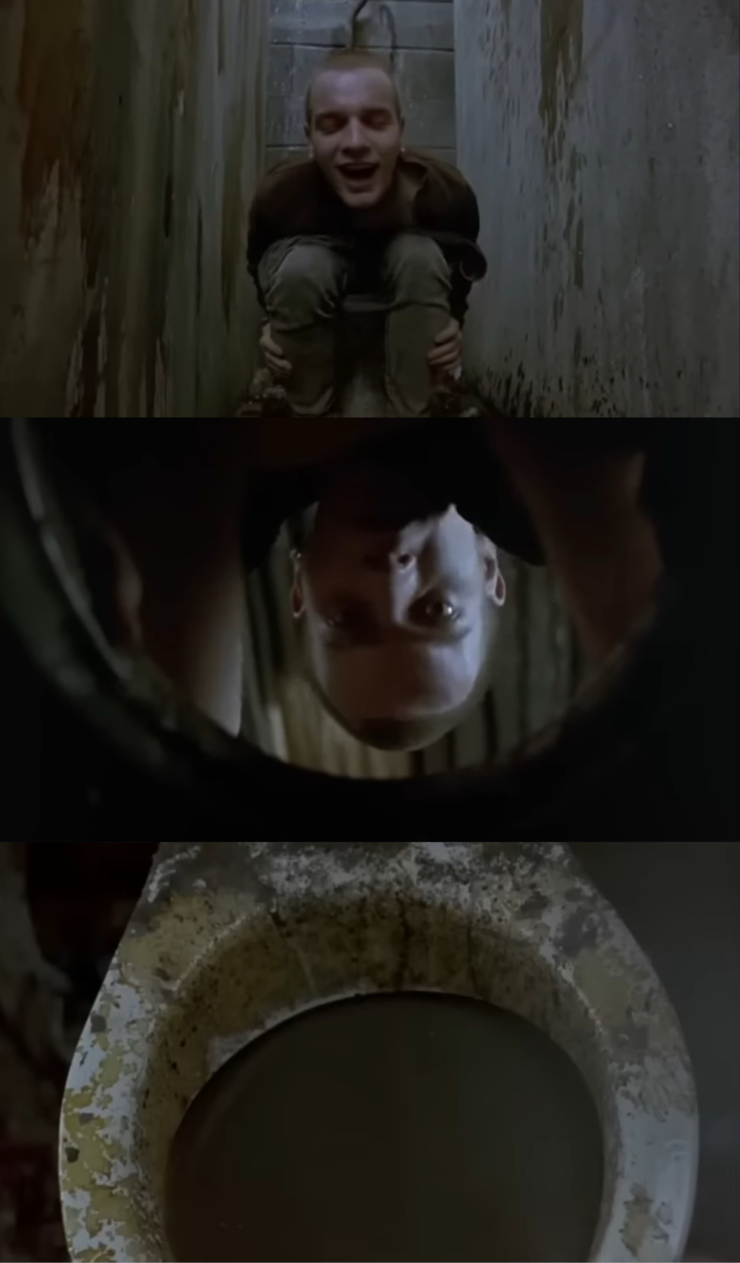 High Quality Trainspotting: “Rent Boy” on the toilet Blank Meme Template