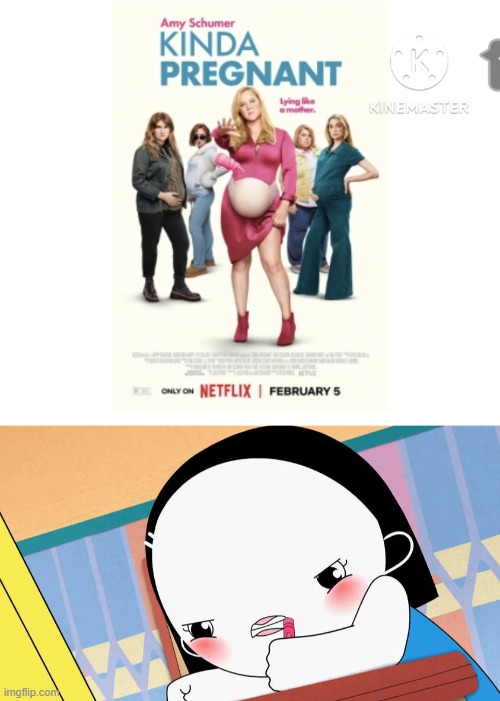 Kinda Pregnant (2025) is the worst one I've ever heard (Credit to Mico and Pitsada for the template used) | image tagged in meme,kinderwood,memes,reaction,kinda pregnant,worst movie | made w/ Imgflip meme maker