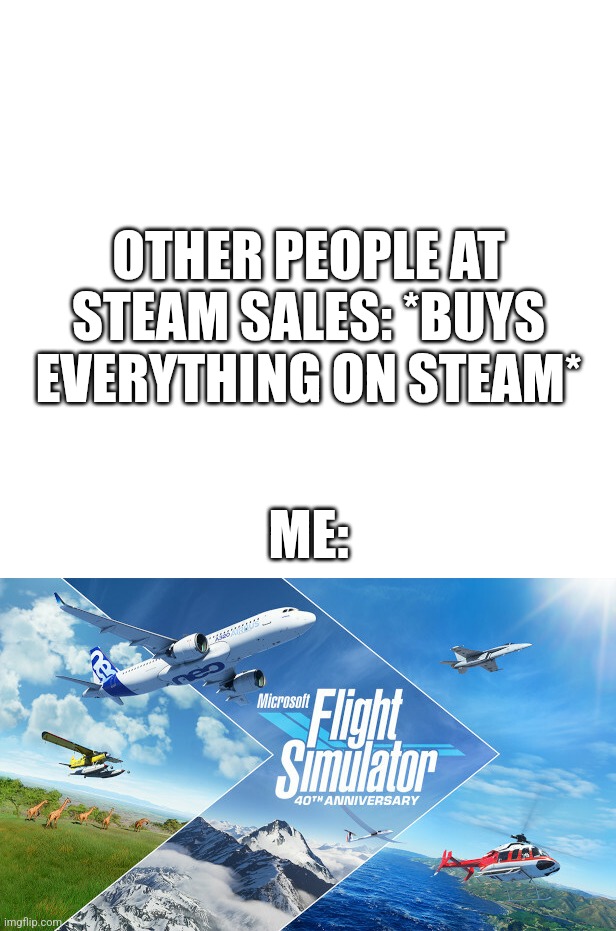 OTHER PEOPLE AT STEAM SALES: *BUYS EVERYTHING ON STEAM*; ME: | image tagged in steam | made w/ Imgflip meme maker