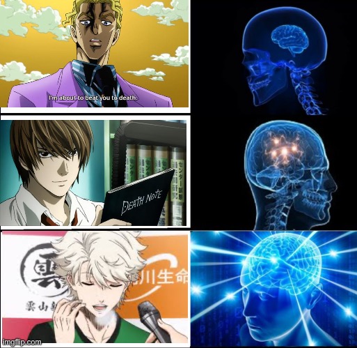 If you know, you know | image tagged in kira,jojo's bizarre adventure,anime,death note | made w/ Imgflip meme maker