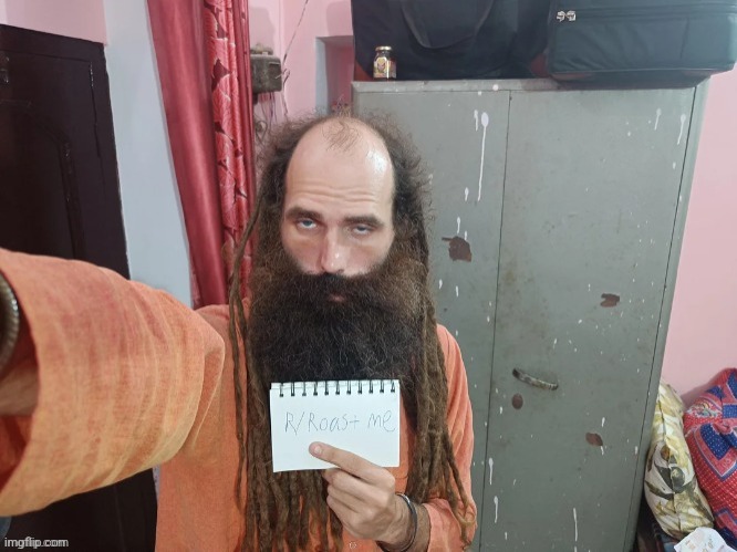 Roast him, he looks like if a alcoholic Jesus had a baby with Hagrid | image tagged in memes,msmg | made w/ Imgflip meme maker