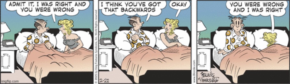 Blondie | image tagged in comics | made w/ Imgflip meme maker