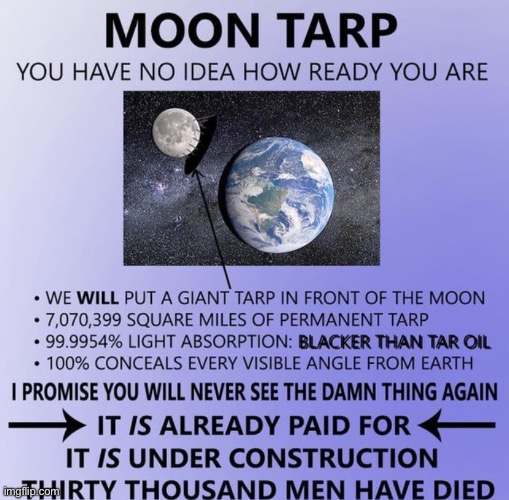 Are you ready for the moon tarp? | made w/ Imgflip meme maker