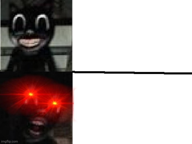 this corny ass template I made back in 2021 | image tagged in cartoon cat good or bad | made w/ Imgflip meme maker