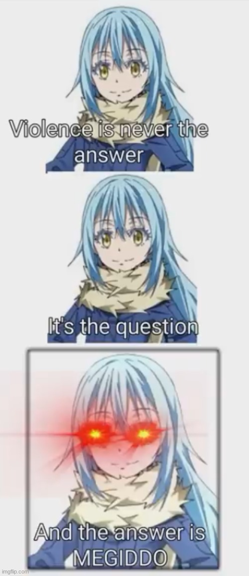 image tagged in that time i got reincarnated as a slime,rimuru | made w/ Imgflip meme maker