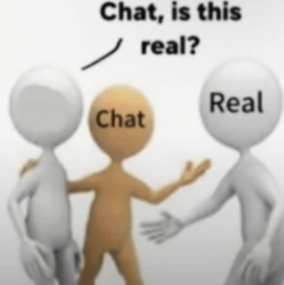 chat is this real Blank Meme Template