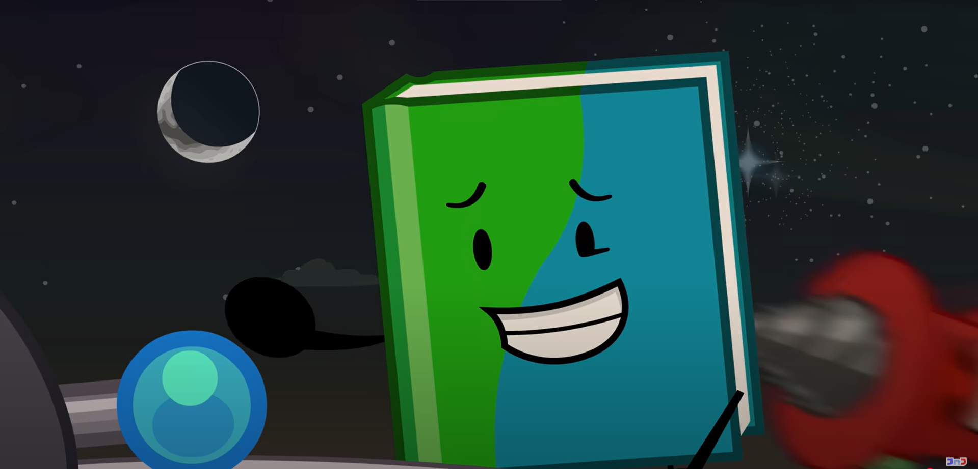 BFDI Book about to be stabbed Blank Meme Template