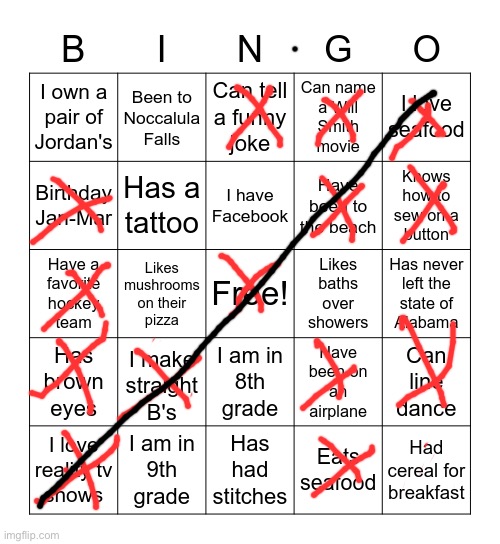 Teenager bingo | image tagged in bingo | made w/ Imgflip meme maker