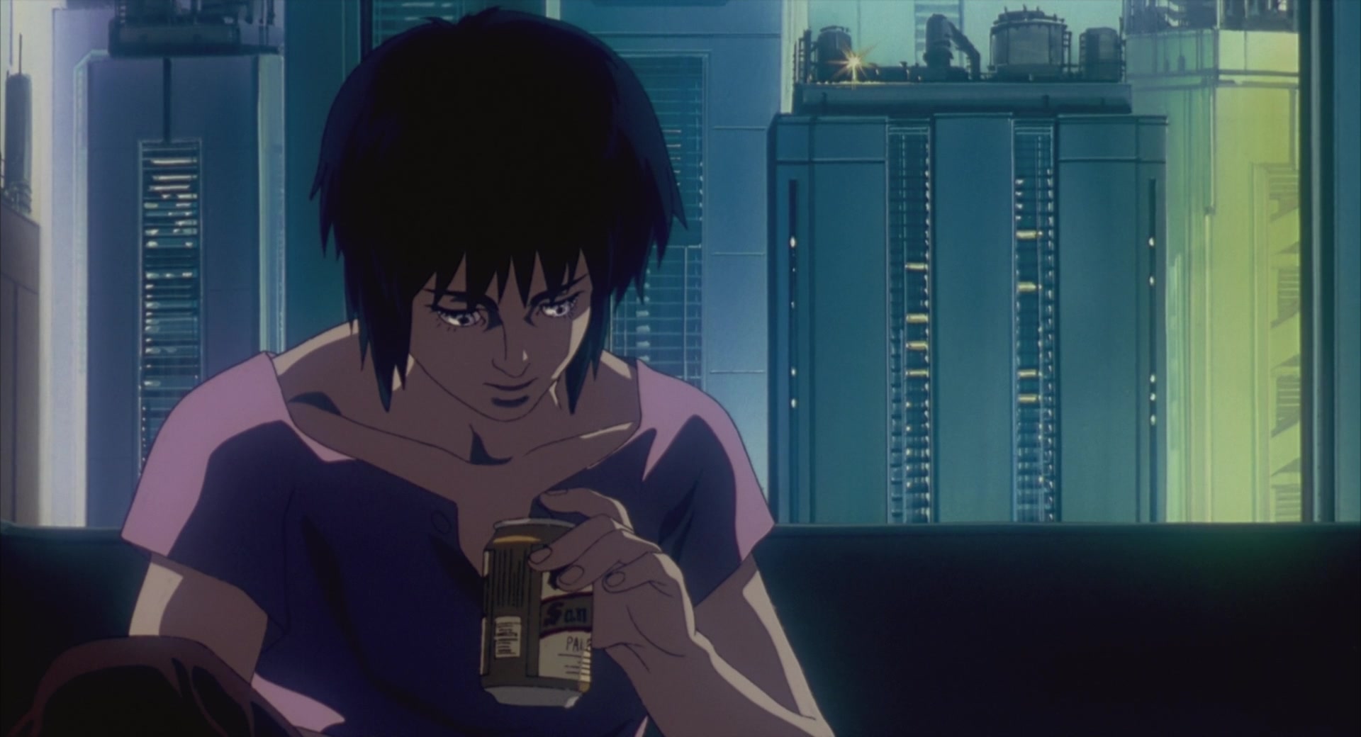 makoto drinking Blank Meme Template