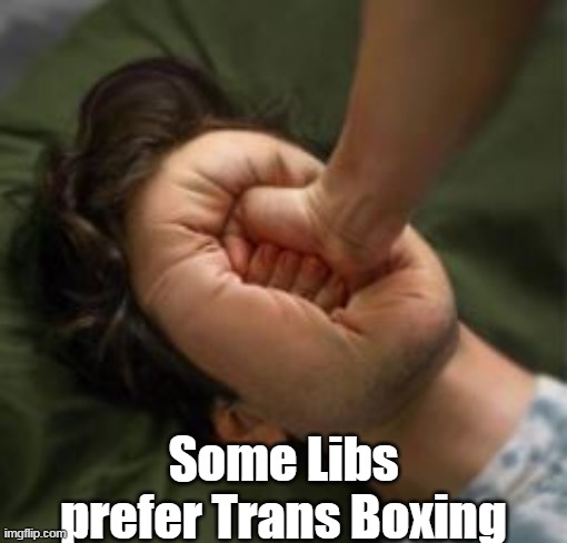 Some Libs prefer Trans Boxing | made w/ Imgflip meme maker