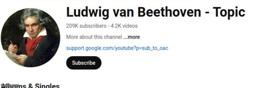 omg he has a youtube channel, has a youtube channel | made w/ Imgflip meme maker