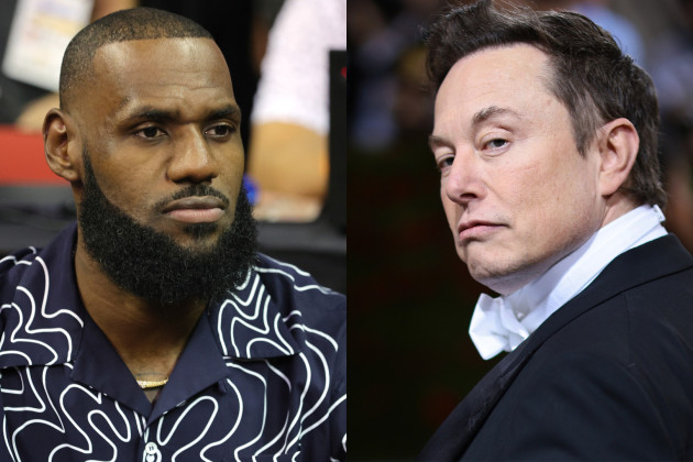 Lebron vs Elon Blank Meme Template