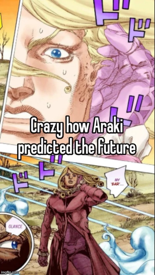 image tagged in jojo's bizarre adventure | made w/ Imgflip meme maker