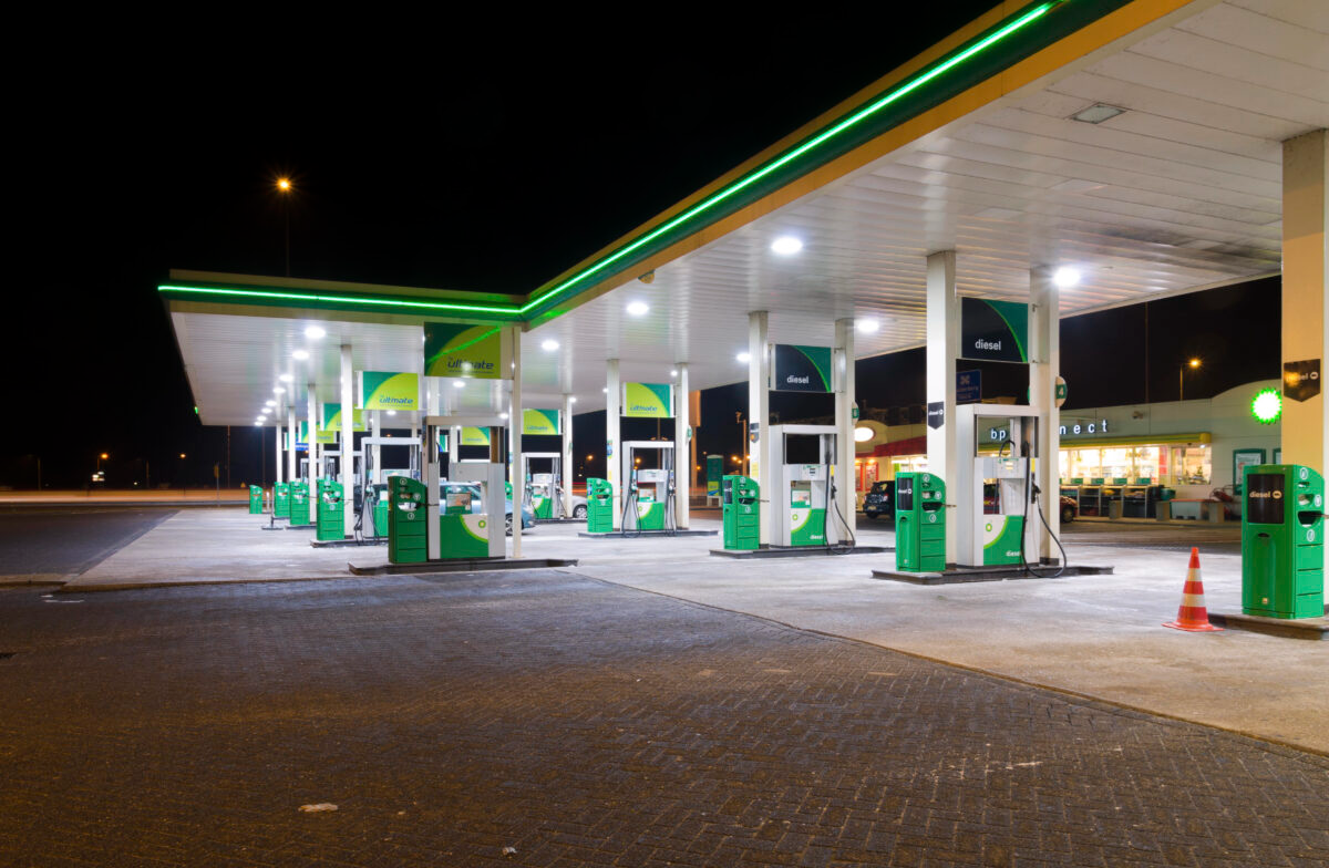Gas station Blank Meme Template