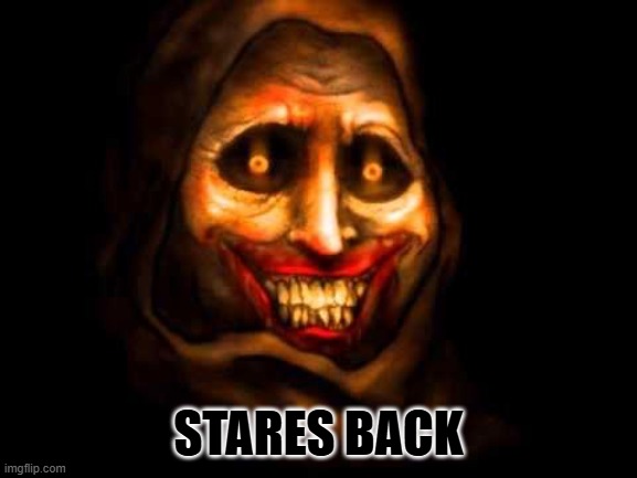 Unwanted house guest  | STARES BACK | image tagged in unwanted house guest | made w/ Imgflip meme maker
