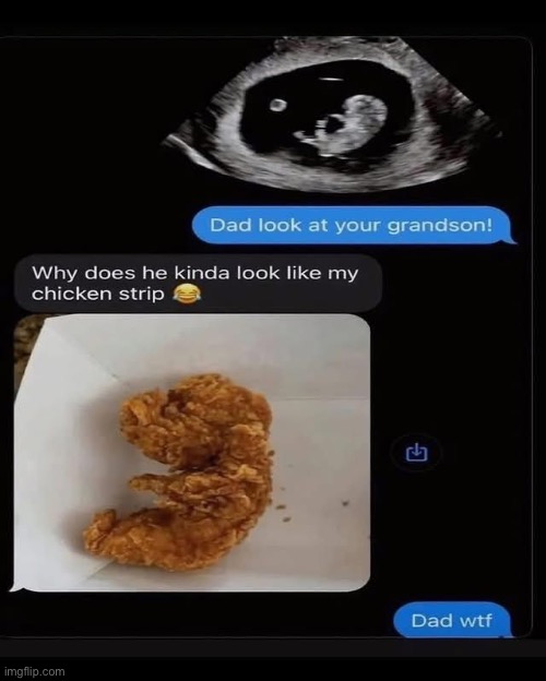 Expecting | image tagged in dad,baby,pregnant,i was not expecting that | made w/ Imgflip meme maker