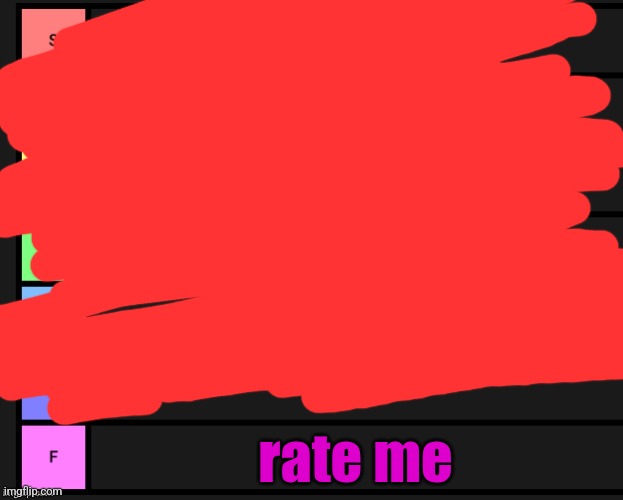 hivemind | rate me | image tagged in tier list | made w/ Imgflip meme maker
