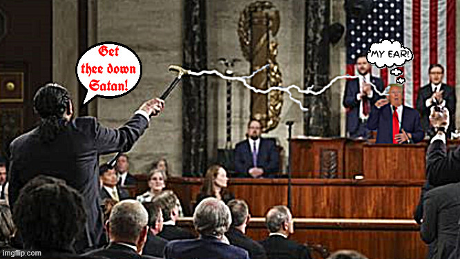 What really happened | image tagged in trump's ear,green zaps the antuichrist,666,satan,lucifer,joint sessionnor congress | made w/ Imgflip meme maker