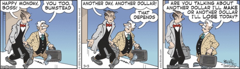 Blondie | image tagged in comics | made w/ Imgflip meme maker