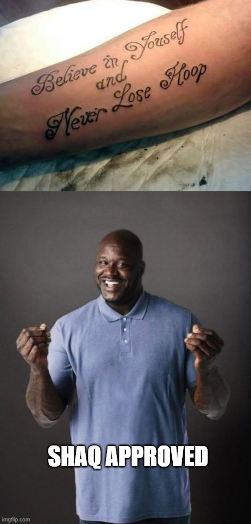 shaq | SHAQ APPROVED | image tagged in shaq | made w/ Imgflip meme maker