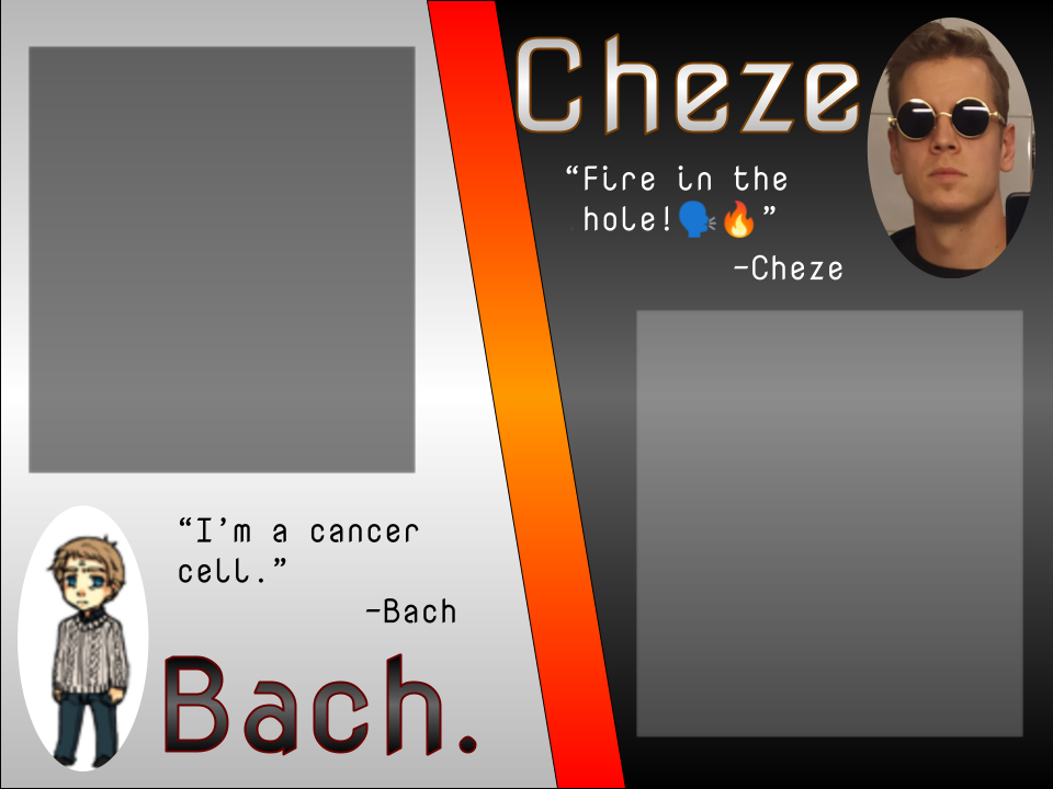 High Quality Bach. and Cheze Shared Temp Blank Meme Template