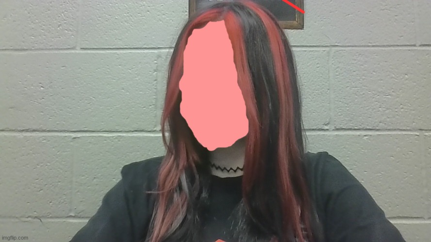 my new hair (don't mind how it looks terrible, school lighting and computer camera quality sucks) | made w/ Imgflip meme maker