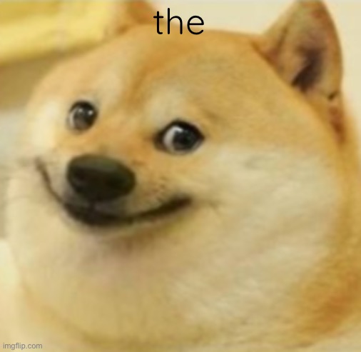 Smile Doge (Cropped) | the | image tagged in smile doge cropped | made w/ Imgflip meme maker